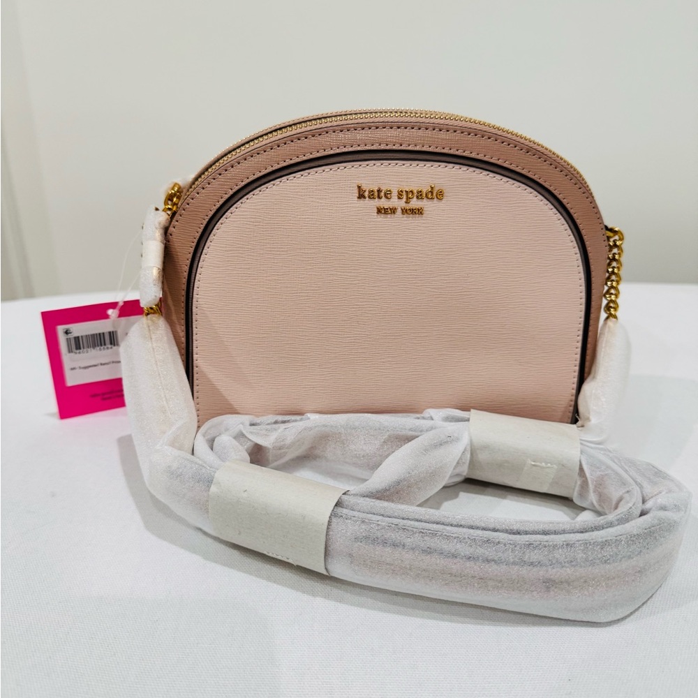 Kate Spade Pink and Tan Crossbody Bag